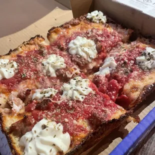 pizza, food