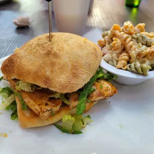 Mahi Mahi on ciabatta