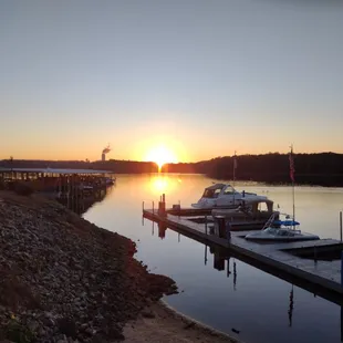 sunset at the lake... Norman that is  :-)