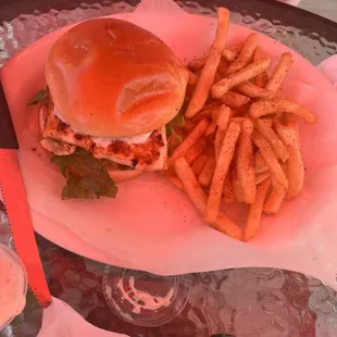 Mahi sandwich is yummy!