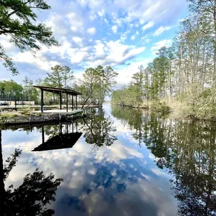 Views of the water behind the restaurant 3/26/22