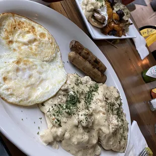 Country Breakfast; best biscuits and gravy I've had in years. Honestly.