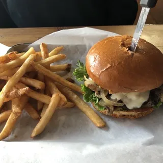 Garlic Mushroom Burger