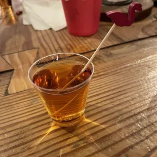 Epoch Rye before being mixed into an Old Fashioned