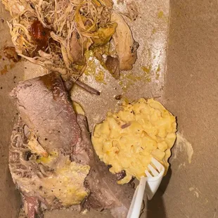 Zeke's Coffee Brisket*pulled chicken