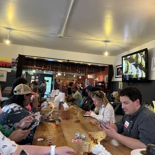 Everyone checking into the event!