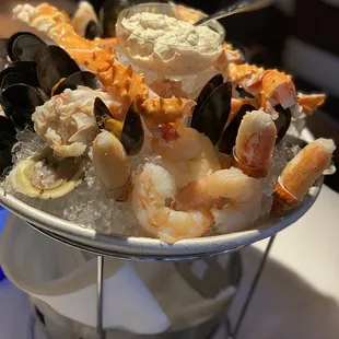 Chilled Seafood Tower $85