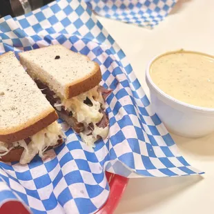 Gluten Free Bread, Reuben, Jalapeno Sausage Soup