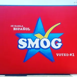 Star certified smog test