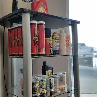 Oil rack. Place is smaller than it looked on TV.