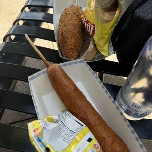 Beef corn dog