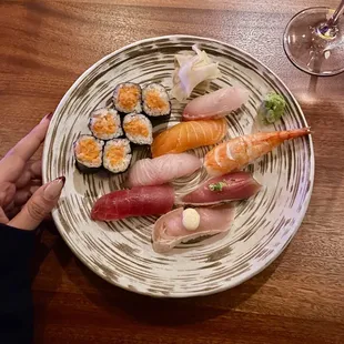 Sushi platter