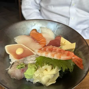 Chirashi lunch special