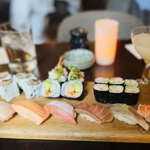 sushi platter