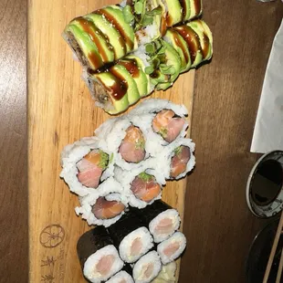sashimi, sushi and sashimi, food, sushi