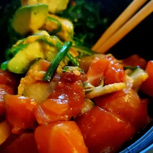 Salmon Poké bowl. Yummy!! - 3/23/2023
