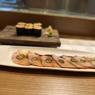 sushi, sushi and sashimi, food, sashimi