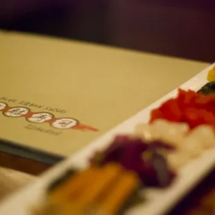 a plate of vegetables