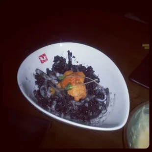 Squid Ink Fried Rice