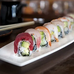 sushi and sashimi, sashimi, sushi, food