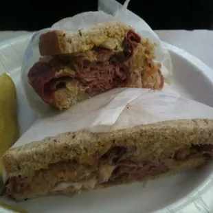 Hot Pastrami on rye