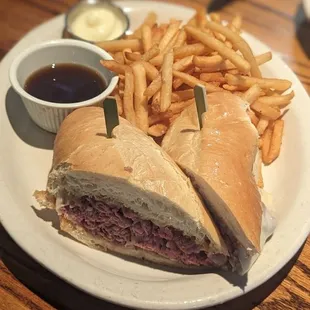 Prime rib sandwich