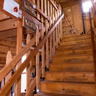 Stairway to the top floor!