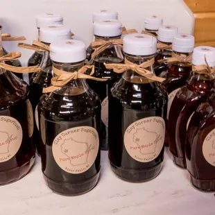 Clay Corner local maple syrup