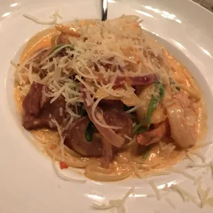 Shrimp and Sausage Pasta