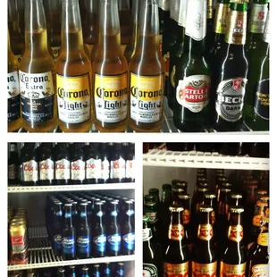 Plenty of beer choices.