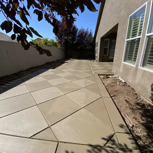 Tan concrete color
