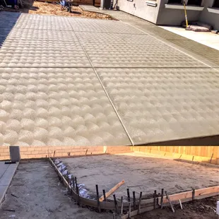 Patio sweat finish