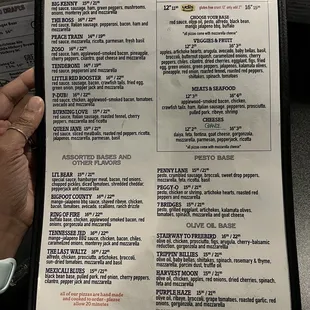 Menu back