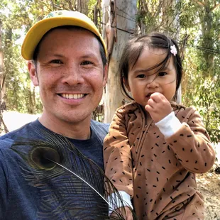 Scored a peacock's tail feather!