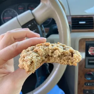Soft chewy oatmeal cookie sans raisins