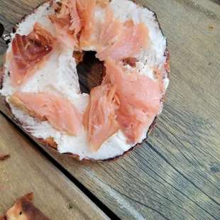 Salmon bagel 10/10