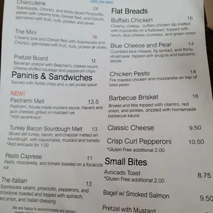 Menu!!