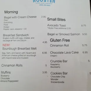 Menu!!