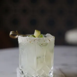 a margarita in a glass