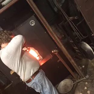 Gathering glass