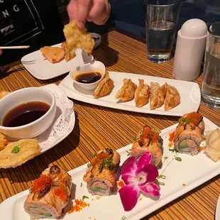 sushi and sashimi, food, sashimi, sushi