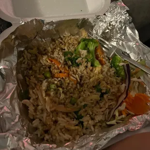 Zero chicken in this entree
