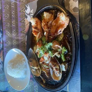 Seafood Flambe
