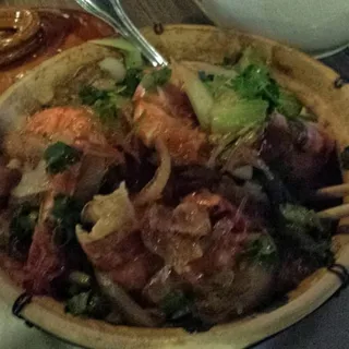 Shrimp Clay Pot