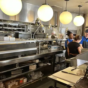 Open kitchen dining experience! Watch the magic happen!