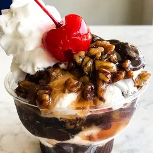 Bourbon ball bliss sundae