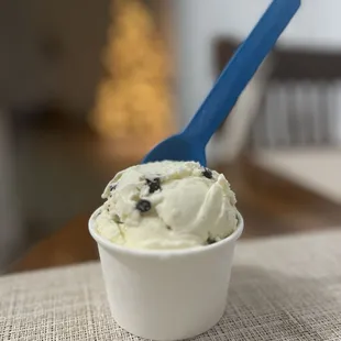 Mint chipy chip at home, yum!