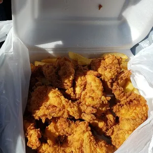 Delicious fried shrimp!