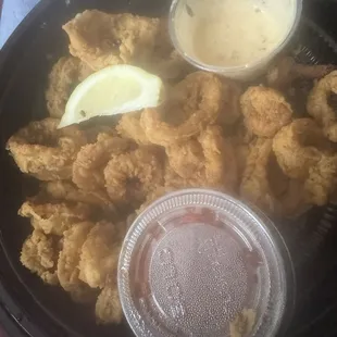 Shrimp or crab dinner