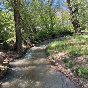 River with a walking path nearby